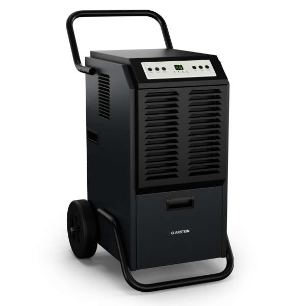 Klarstein DuraDry 70L páramentesítő, 70 l/nap, 140 m², rozsdamentes acél, mobil, 450 m³/h