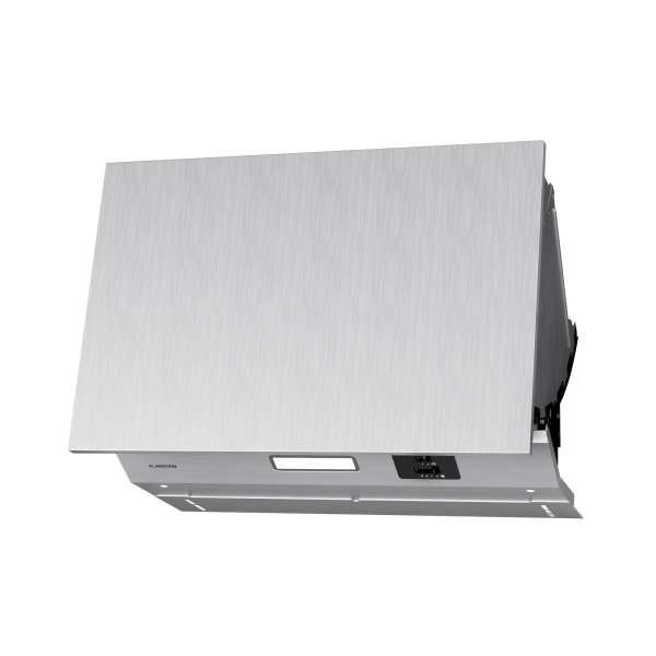 Klarstein Swift Square páraelszívó, beépített páraelszívó, 402 m³/h, EEK C, Elszívás/Recirkuláció, LED