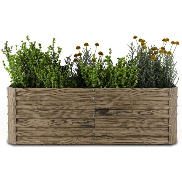 Blumfeldt High Grow Straight magaságyás, 972 L, Ergonomikus, Időjárásálló, Nyitott alap