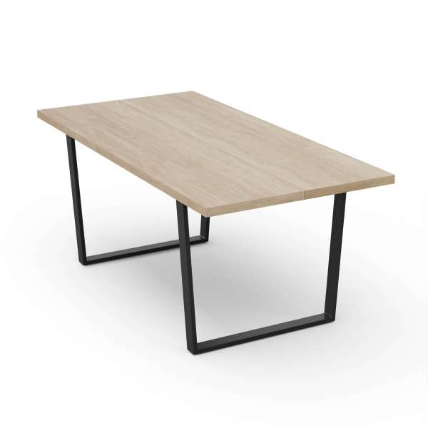 Blumfeldt Bearsdon étkezőgarnitúra, asztallap és fém asztallábak, ipari stílus, stabil, modern