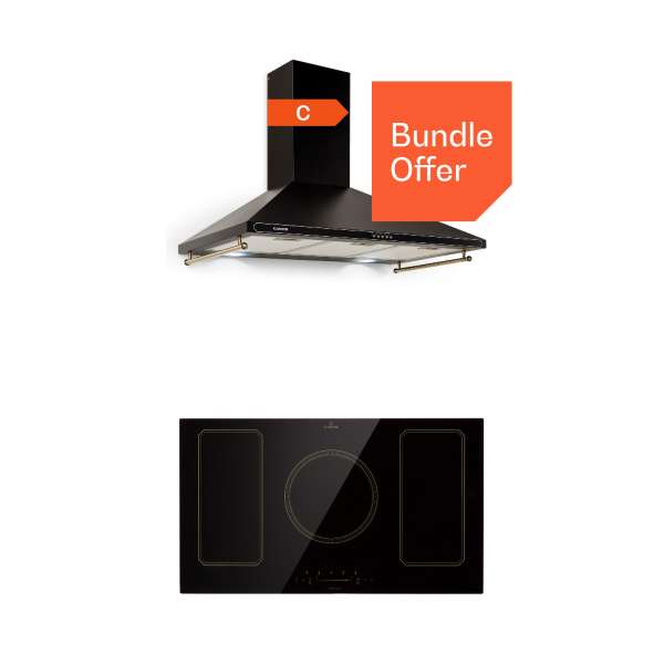 Klarstein Victoria 90 Duo készlet indukció, 90 cm, indukciós főzőlap, páraelszívó