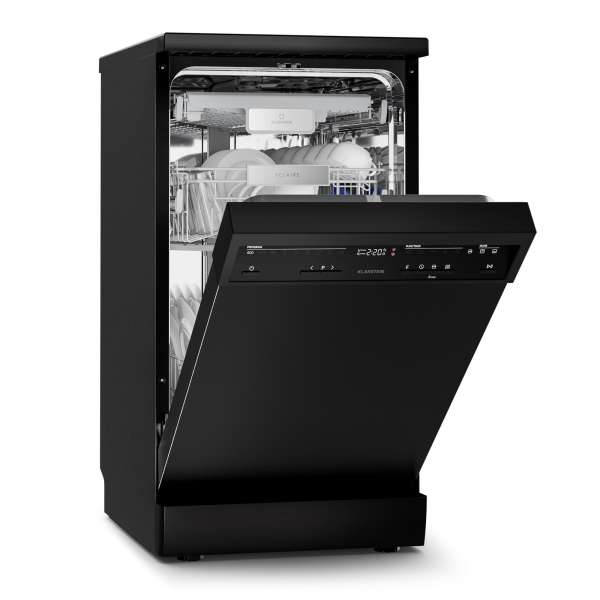 Klarstein Velaire szabadon álló mosogatógép | Minimalista, kompakt, nagy teljesítményű | EEC B | 45 cm