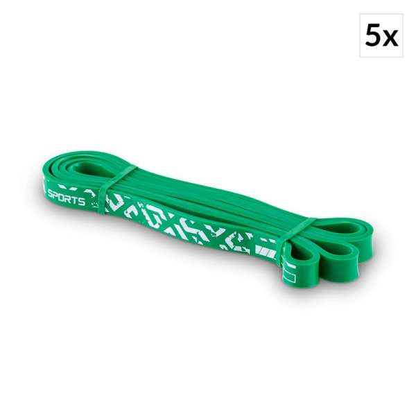 Capital Sports Resistor Set, elasztikus gimnasztikai gumiszalag, támogatás húzódzkodás közben, 3-as terhelési fokozat, 14 – 22 kg