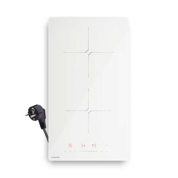 Klarstein PowerGlide indukciós főzőlap | Modern, kompakt és nagy teljesítményű | 2 főzőzóna | 3500 W | 30 cm