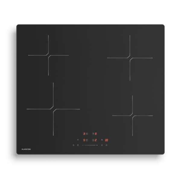 Klarstein PowerGlide indukciós főzőlap | karcálló felület | 4 főzőzóna | 7400 W | 60 cm