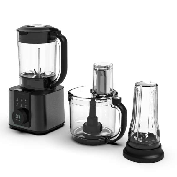 Klarstein Verosteel konyhai robotgép turmixgéppel | dagasztás, habverés, facsarás | 1200 W | 2 l /1,75 l