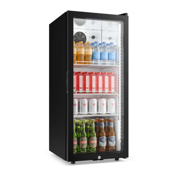 Klarstein GrandCooler gasztro italhűtő | 106 x 46 cm | LED belső világítás | Fekete