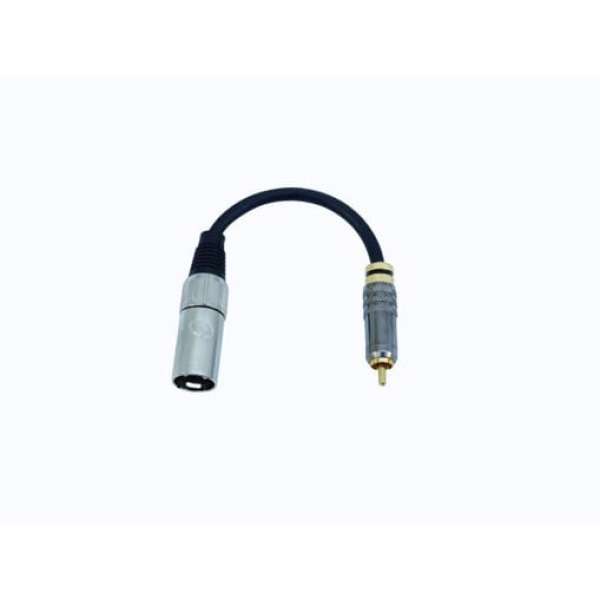 Electronic-Star male cinch XLR-re, DJ PA kábel, SADC adapter, rövid