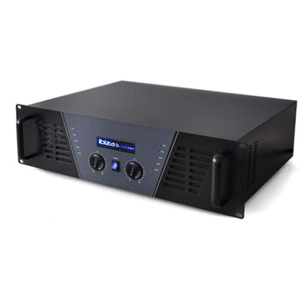 Ibiza AMP 2000 DJ PA erősítő 3000 W teljesjtménnyel, MOSFET