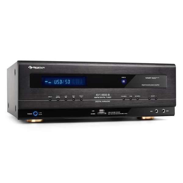 HiFi-Receiver Auna USB-SD-MP3 Surround erősítő 1000W