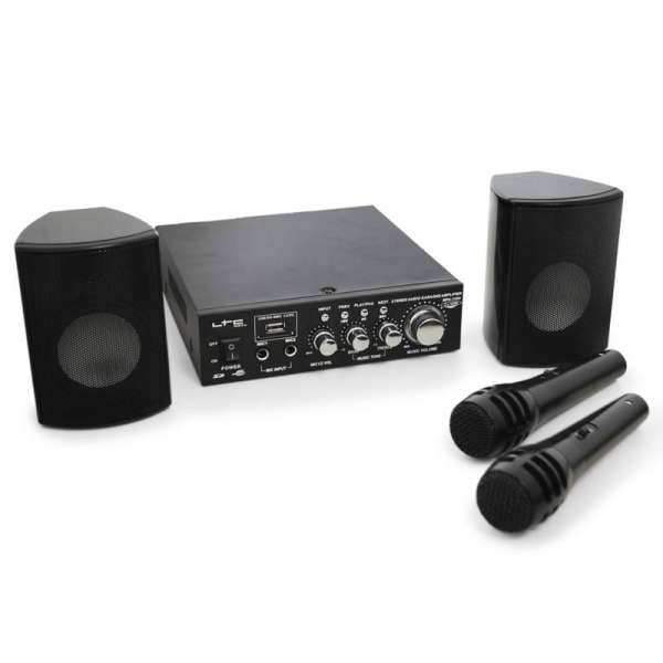 Kompakt PA szett LTC Star-2, USB, SD, MP3, 200 W, 2 x mik