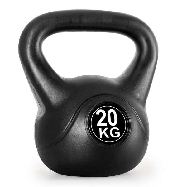 KLARFIT Kettlebell, gömbsúly, kettlebell súlyzó, 20 kg