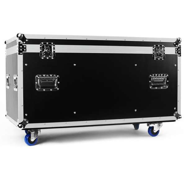 FrontStage hordozható Flightcase szekrény, 118 x 61 x 58cm, kerekekkel