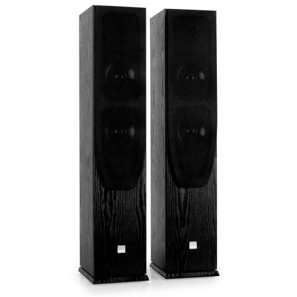 Koda D65F kétsávos basszusreflex fa torony hangfalpár