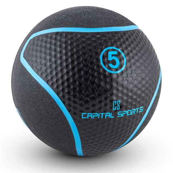 Capital Sports Medba 5, fekete, medicinlabda 5kg gumi