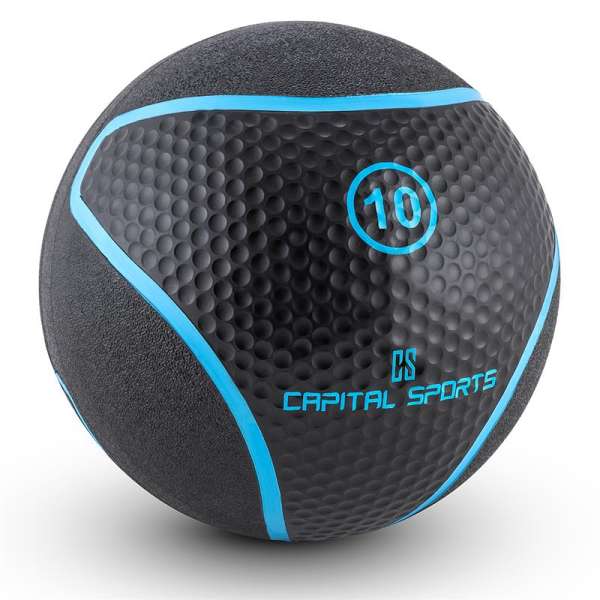 Capital Sports Medba 10, fekete, medicinlabda 10kg gumi