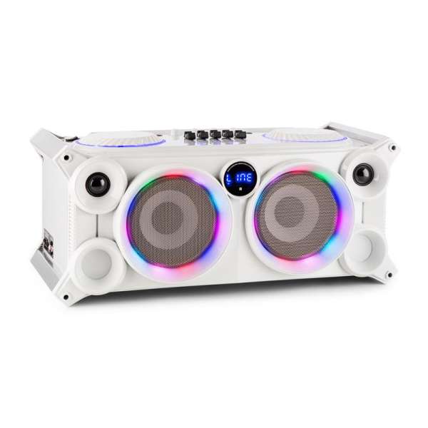 Ibiza SPLBOX200, 200 W, hordozható audio rendszer, bluetooth, USB/SD, LINE, FM, LED