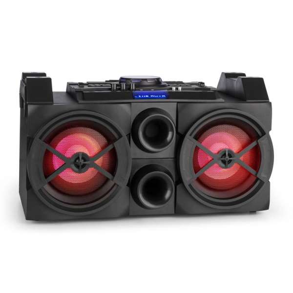 Ibiza SPLBOX300-PORT, 300 W, mobil DJ hangfal box, bluetooth, USB, FM, LED, keverőpult