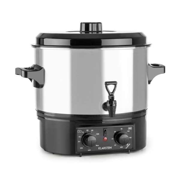 Klarstein Biggie Small, befőzőautomata, 16 l, 2000 W, rozsdamentes acél