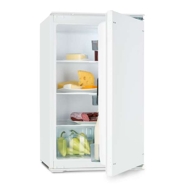Klarstein Coolzone 130, fehér, beépíthető hűtőszekrény, F, 129 l, 54 x 88 x 55 cm