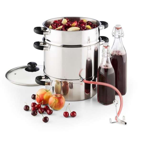 Klarstein Applebee elektromos gőzdesztilláló 1500W Ø25cm 8 liter rozsdamentes acél
