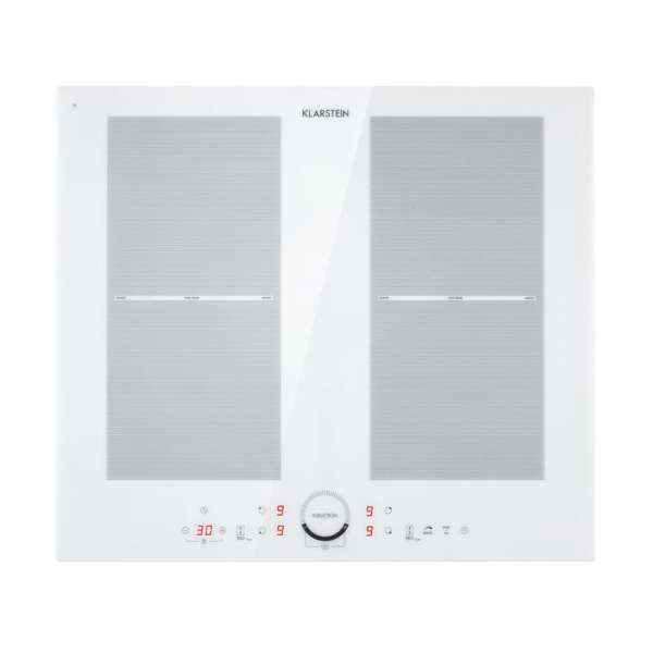 Klarstein Delicatessa 60, beépített indukciós főzőlap, 7000 W, 4 zóna, üvegkerámia, fekete