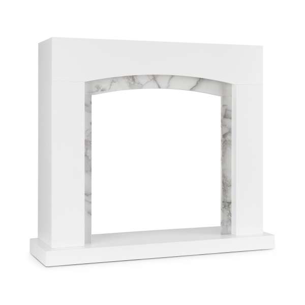 Klarstein Studio Frame II, kandallószerkezet, MDF, márvány díszítéssel