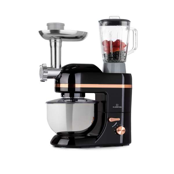 Klarstein Lucia Elegance, konyhai robotgép, mixer, húsdaráló, 1800 W, BPA mentes