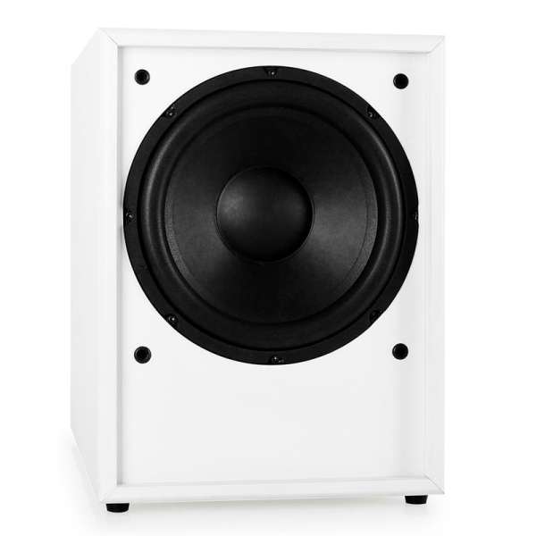 Auna Linie-300-SW-WH aktív subwoofer, AUX, fehér