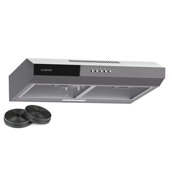 Klarstein Contempo 60, páraelszívó, 60 cm, szekrény alatti, 200 m³/ó, LED, akril, rozsdamentes acél
