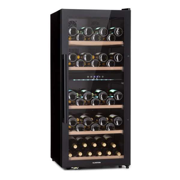 Klarstein Barossa 91 Duo, borhűtő, 204 l, 91 palack, 2 zóna