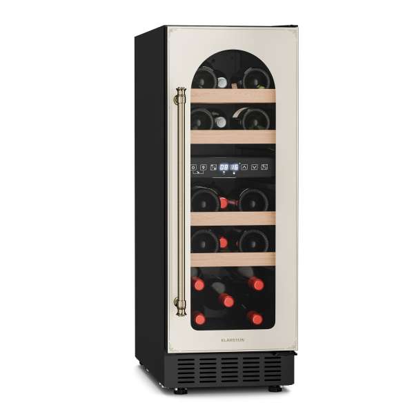 Klarstein Vinovilla Victoria 17 Duo borhűtő, 2 hűtési zóna, Touch control, 17 palack, 4 polc