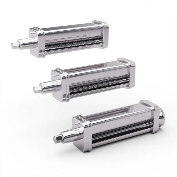 Klarstein Chiara tésztakészítő tartozék, 3 az 1-ben funkció, 8 fokozat, rozsdamentes acél, kompatibilis