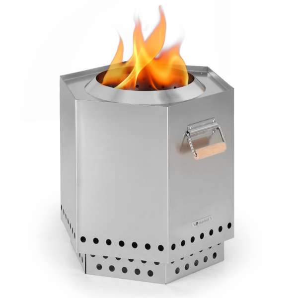 Blumfeldt Mojanda, kosár alakú tűzrakóhely, füstmentes, stabil, piszkavas, esővédő