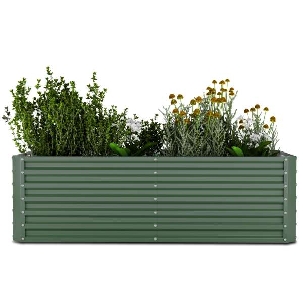 Blumfeldt High Grow Straight magaságyás, 1200 L, Ergonomikus, Időjárásálló, Nyitott alap