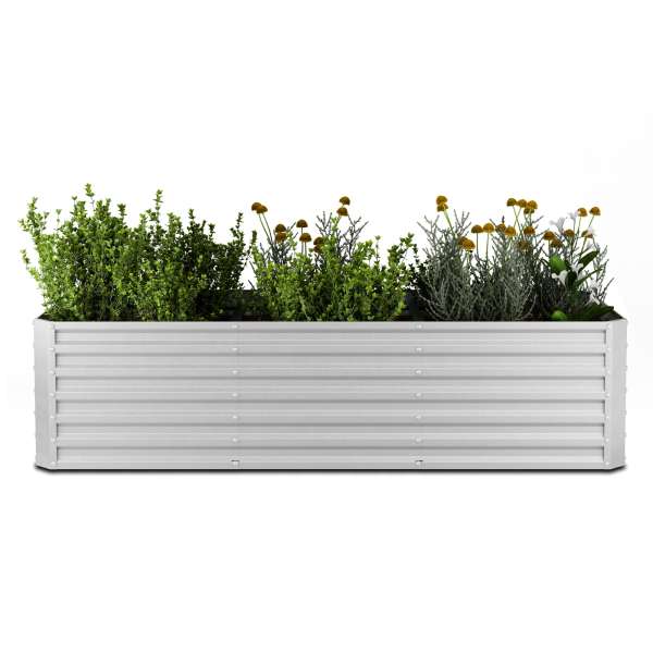 Blumfeldt High Grow Straight magaságyás, 1440 L, Ergonomikus, Időjárásálló, Nyitott alap