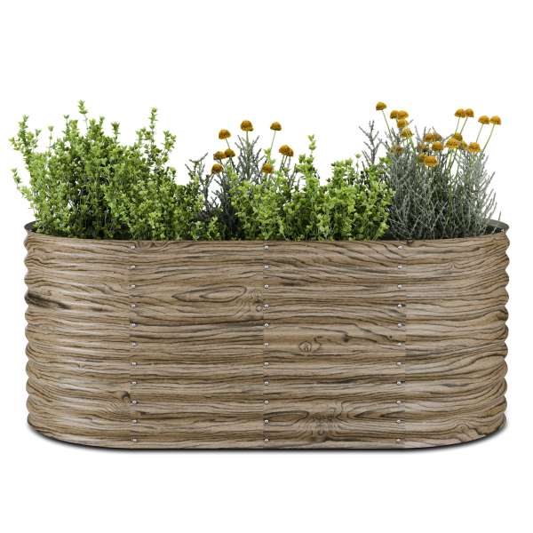 Blumfeldt High Grow magaságyás, 1169 L, Ergonomikus, Időjárásálló, Ovális