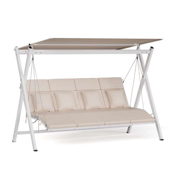 Blumfeldt FlexiSwing hollywoodi hinta 4 üléses Állítható háttámla + napellenző, időjárásálló