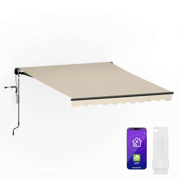 Blumfeldt CloudShade Napernyő, Okos vezérlés, UV-védelem, Fali rögzítés