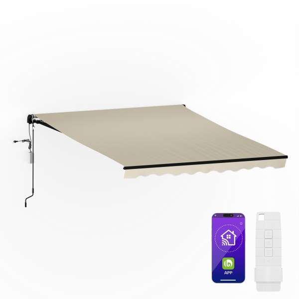 Blumfeldt CloudShade Napernyő, Okos vezérlés, UV-védelem, Fali szerelés