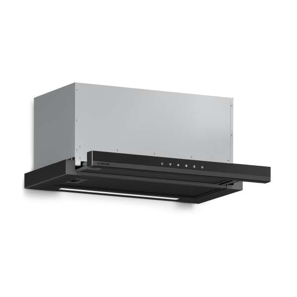 Klarstein Velaire kihúzható páraelszívó 60 cm-es, Elegáns, minimalista, nagy teljesítményű, EEC A++, 896 m³/ó