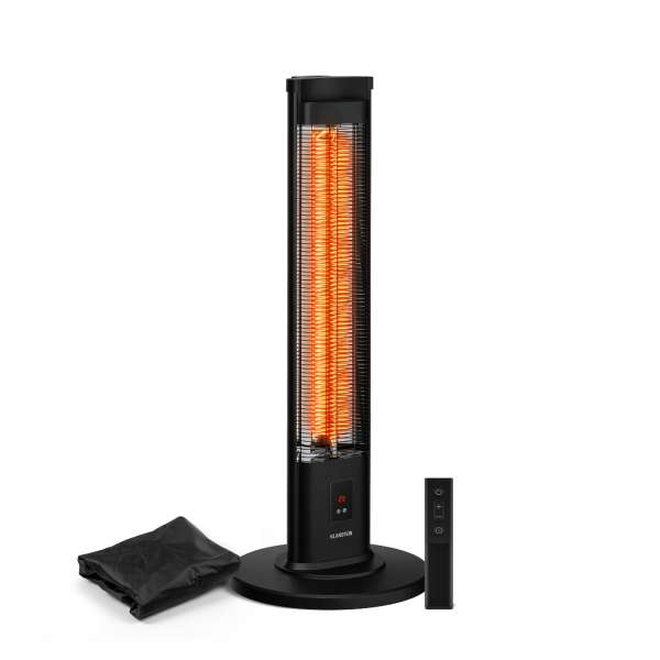 Klarstein BlazeTower infravörös fűtőtest | 2000 W | 15 m² | Erős | 101 cm x 40 cm