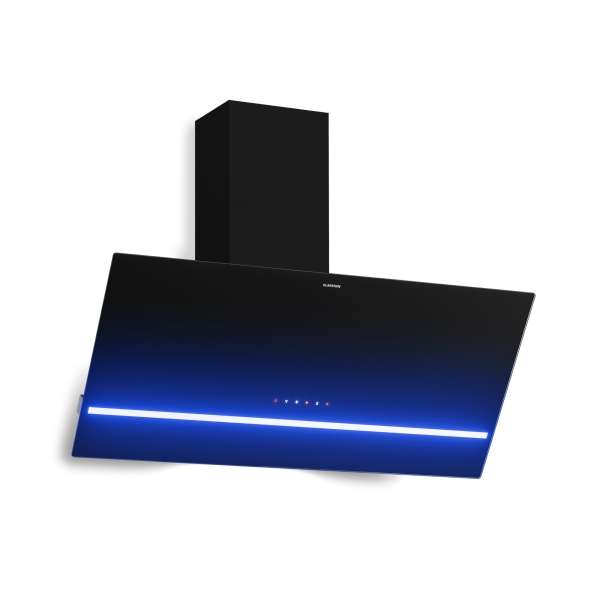 Klarstein Illuminosa ferde páraelszívó | Elszívó és keringtető üzemmód | Minimalista | 818 m³/h | 90 cm