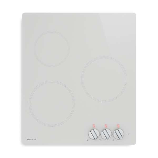 Klarstein Kochheld indukciós főzőlap | Elegáns és erőteljes | 3 főzőzóna | 5700 W | 45 cm