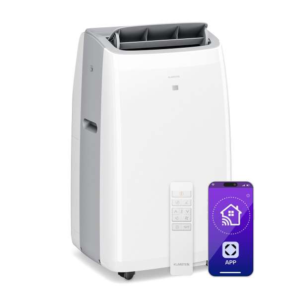 Klarstein Grandbreeze mobil légkondicionáló | 16000 BTU | 40 cm | 82 m² | A energiaosztály