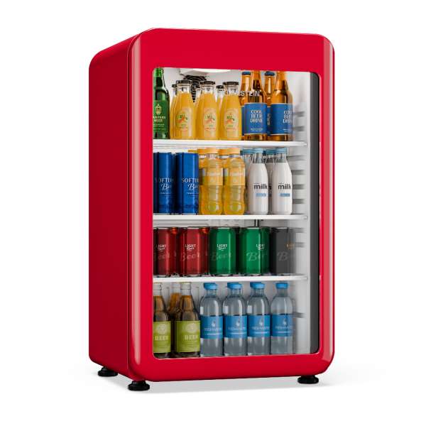 Klarstein Audrey Evo italhűtő | 74 x 38 cm | LED belső világítás | 95 W | 42 dB