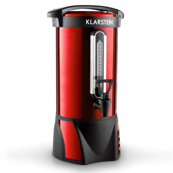 Klarstein Big-Bacchus, 8,8 l, edény forralt borra, rozsdamentes acél, piros, hordozható