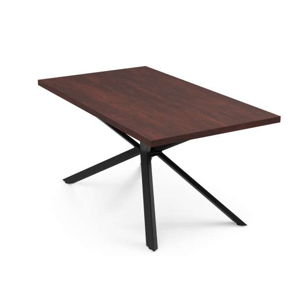 NA Bearsdon étkezőasztal szett | asztallap és fém asztallábak | ipari stílus | stabil | modern