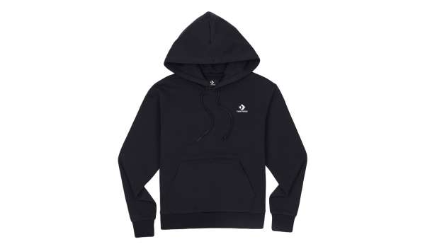 Converse W Embroidered Star Chevron Pullover Hoodie