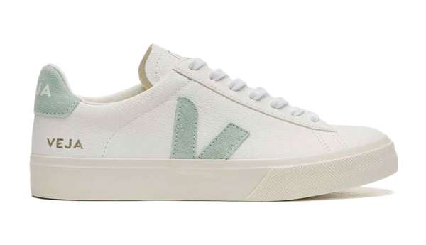 Veja Campo Chromefree Leather White Matcha